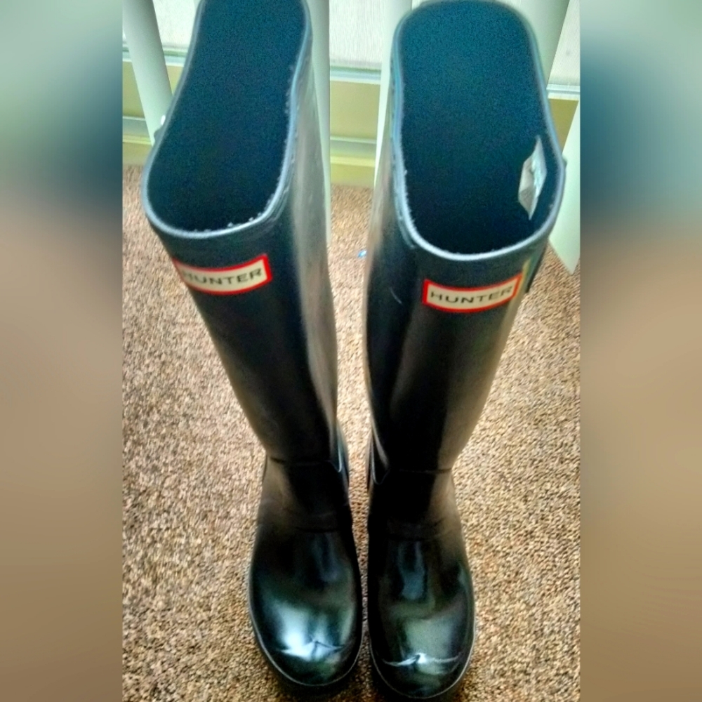 Hunter boots women sz 8